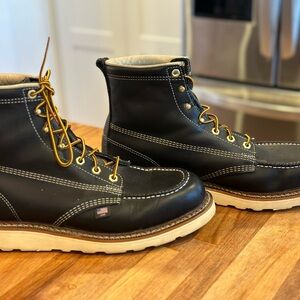 Men's Black Leather Boots